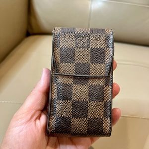 LV Damier Ebene Etui cigarette holder